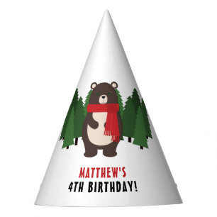 Chapeaux De Fêtes Ours Woodsy