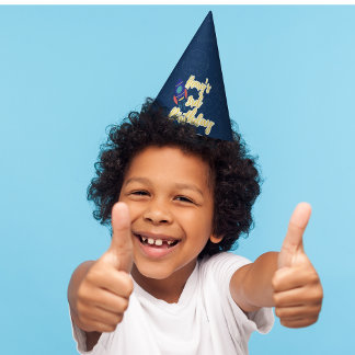Chapeaux De Fêtes Out to space Birthday Customizable