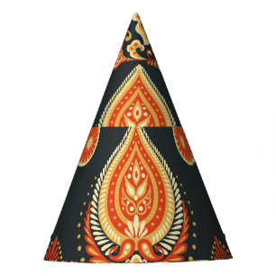 Chapeaux De Fêtes Paisley Floral : Oriental Ethnic Seamless