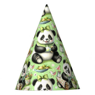 Chapeaux De Fêtes Panda bébé mignonne vintage