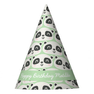 Chapeaux De Fêtes Panda de caractère mignon anniversaire des enfants