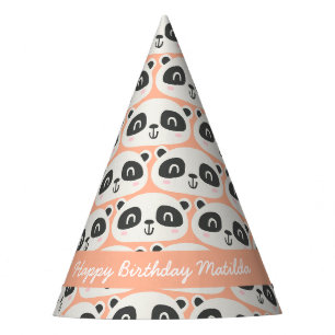 Chapeaux De Fêtes Panda de caractère mignon anniversaire des enfants