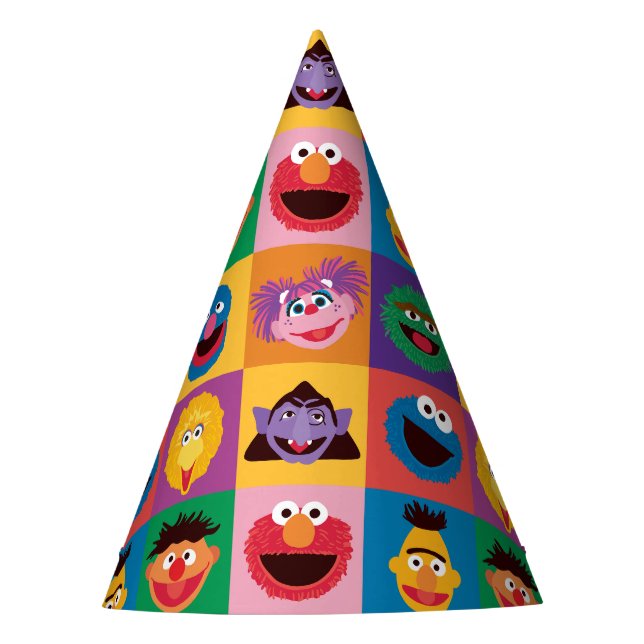 Chapeaux De Fêtes Papier d'enveloppement Elmo et Friends (Devant)