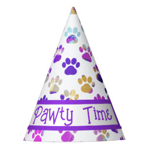 Chapeaux De Fêtes Papier rose rose pâle violet silhouette animal
