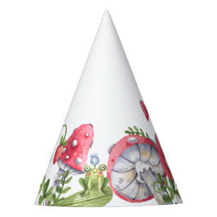 Chapeaux De Fêtes Parti Anniversaire de enfant de champignons d'aqua