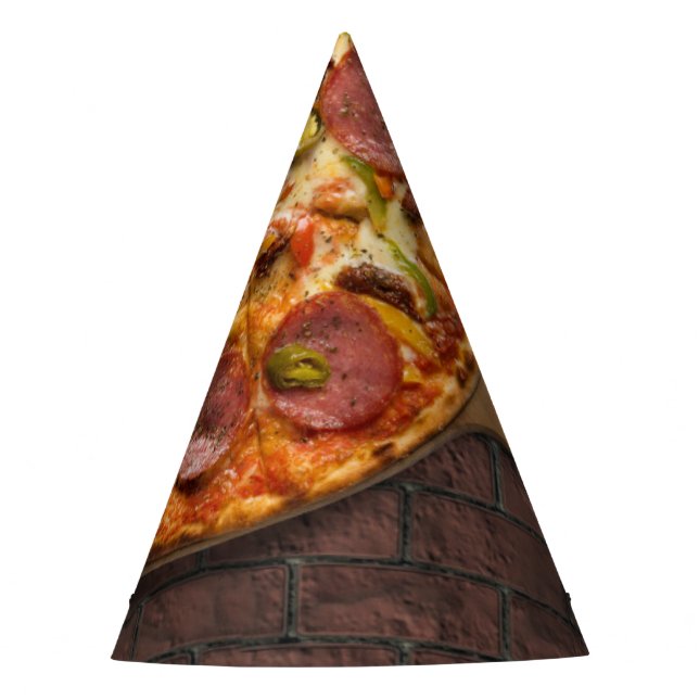 Chapeaux De Fêtes Partie de pizza suprême (Devant)