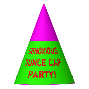 Chapeaux De Fêtes Partie désagréable de casquette de cancre !