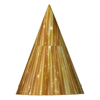 Chapeaux De Fêtes Parties scintillant d'or : Arrière - plan Abstrait