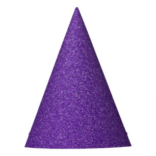 Chapeaux De Fêtes Parties scintillant violette, Étincelle, Arrière -