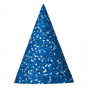 Chapeaux De Fêtes Parties scintillantes bleues scintillantes