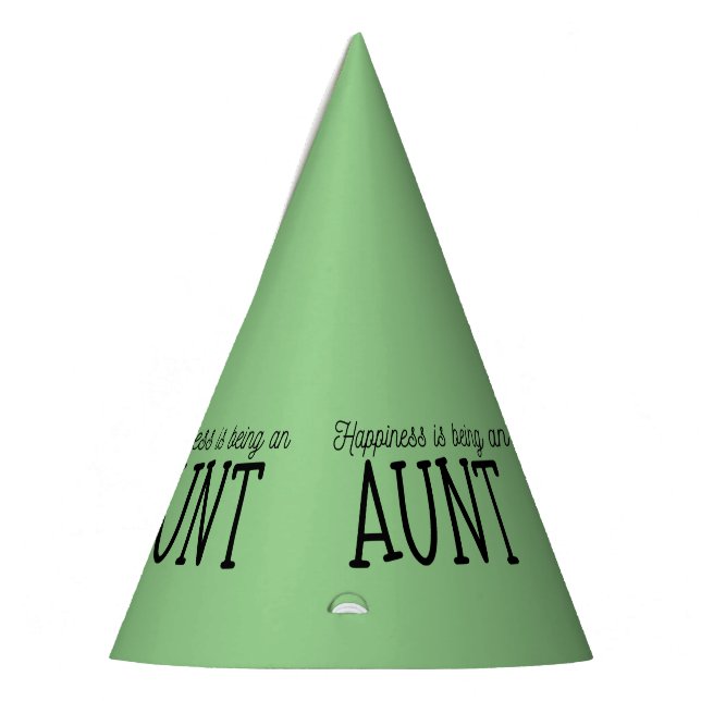Chapeaux De Fêtes Partyhat - Happiness is Being An Aunt (Gauche)