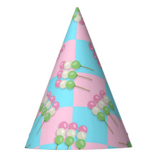 Chapeaux De Fêtes Pastel Pink Blue À damiers Dango Casquette