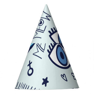 Chapeaux De Fêtes Patch de mode : Stickers Pop Art.