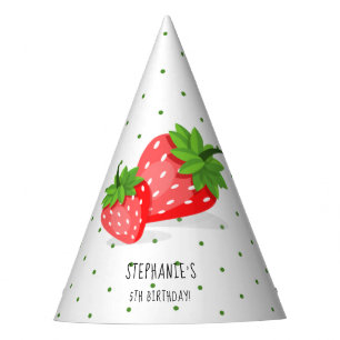 Chapeaux De Fêtes Patch fraise