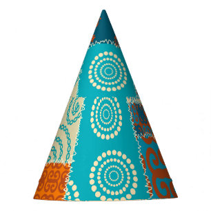 Chapeaux De Fêtes patchwork indien, arrière - plan vintage sans soud