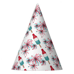 Chapeaux De Fêtes Patriotic Rocket Pop Popsicle Fireworks 4 juillet