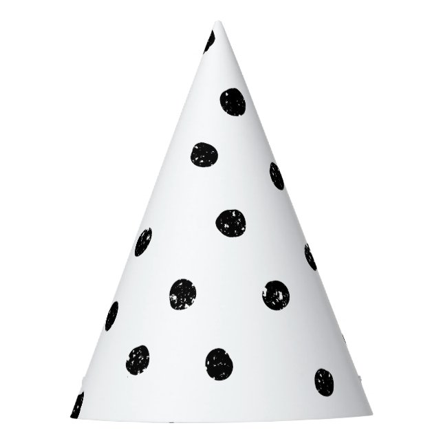 Chapeaux De Fêtes Patters de Black and White Abstract (Devant)