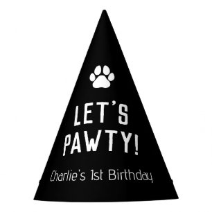Chapeaux De Fêtes Pawty Dog Anniversaire Casquette moderne