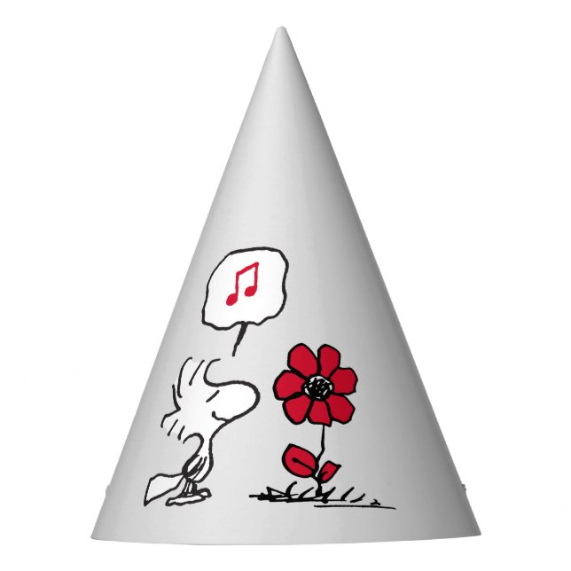 Chapeaux De Fêtes PEANUTS | Motif rouge et noir (Devant)