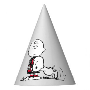 Chapeaux De Fêtes PEANUTS Motif rouge et noir