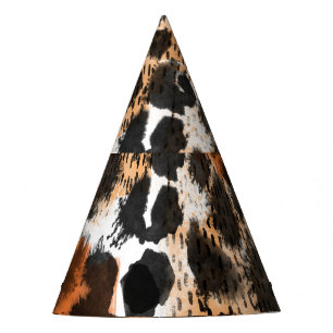 Chapeaux De Fêtes Peau animale : motif léopard créatif.