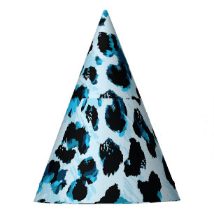 Chapeaux De Fêtes Peau de Cheetah léopard : Aquarelle teinture Vinta