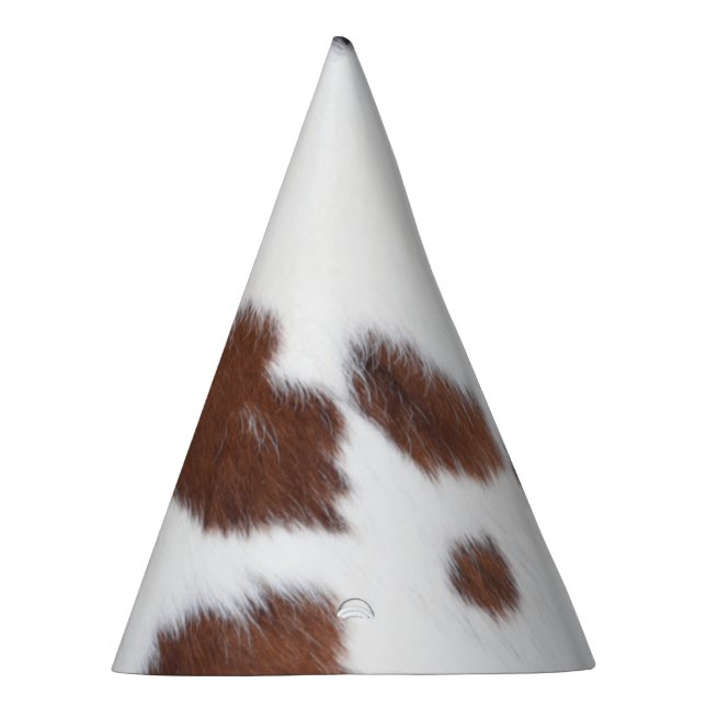 Chapeaux De Fêtes peau de vache blanc (Droite)