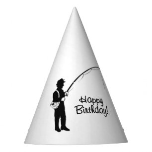 Chapeaux De Fêtes Pêche Joyeux Anniversaire
