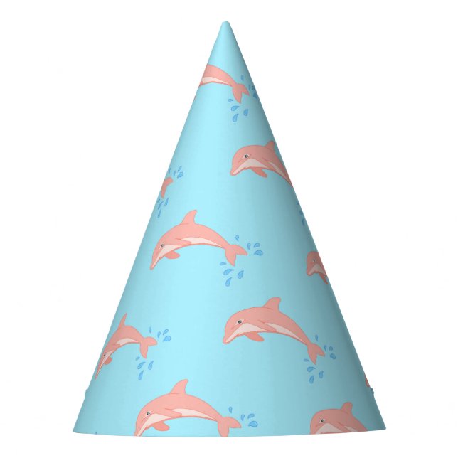 Chapeaux De Fêtes Pêches le dauphin rose (Devant)