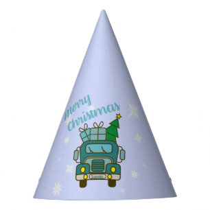 Chapeaux De Fêtes Père Noël vue de devant Joyeux Noël