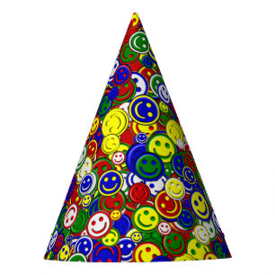 Chapeaux De Fêtes Perles de visage Joyeuses primaires, CASQUETTES DE