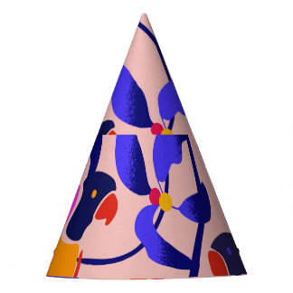 Chapeaux De Fêtes Perroquets Vintages roses : Illustration Exotique