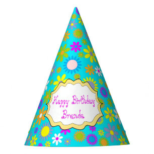 Chapeaux De Fêtes Personnalisable Casquettes de fête d'anniversaire