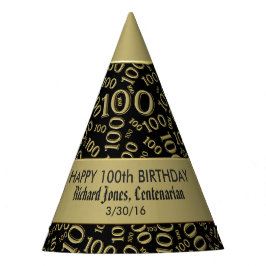 Chapeaux De Fêtes Personnalisez :  Centenarian, 100th thème