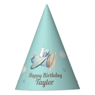 Chapeaux De Fêtes Petit Boy Aviation Thème Joyeux Anniversaire avec 