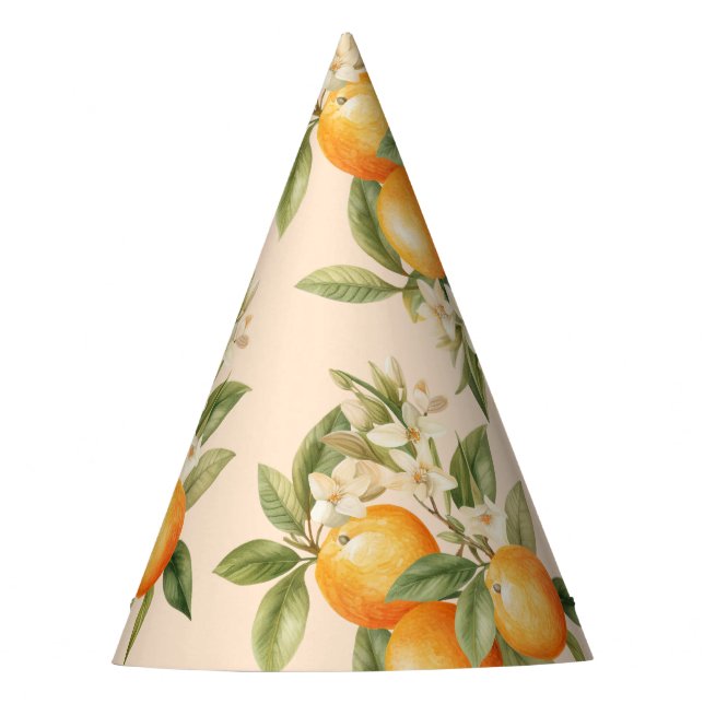 Chapeaux De Fêtes Petite cutie agrumes thème anniversaire (Devant)