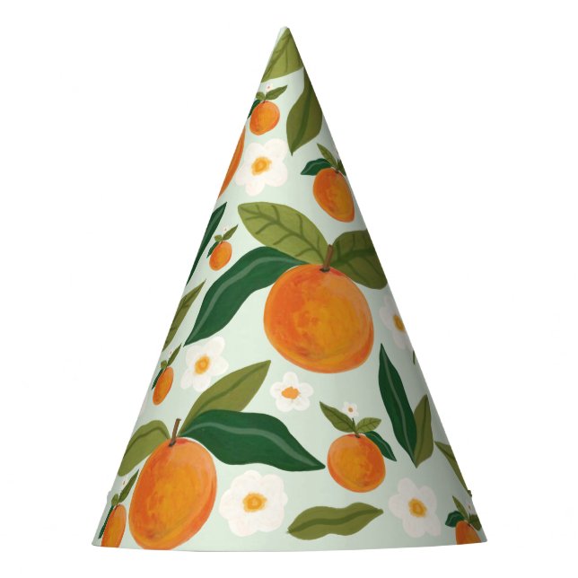 Chapeaux De Fêtes Petite Cutie Bébé Orange Citrus Clementine (Devant)