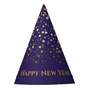 Chapeaux De Fêtes Petite Golden Stars Bonne année Casquette-pourpre