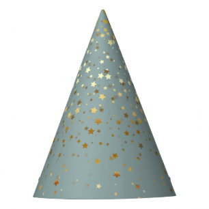 Chapeaux De Fêtes Petite Golden Stars Party Casquette de mousse de m