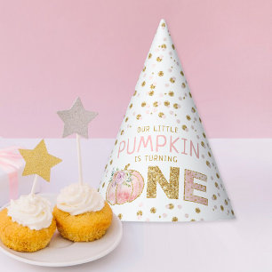 Chapeaux De Fêtes Petites filles Citrouilles 1er anniversaire