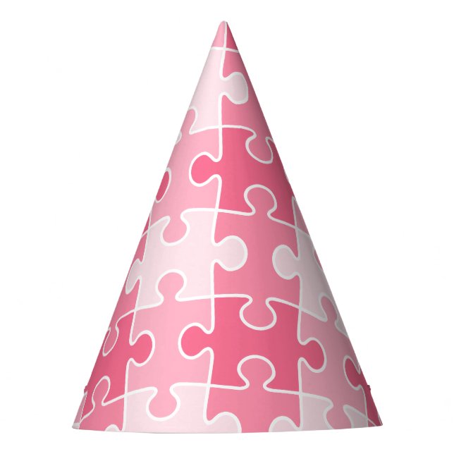 Chapeaux De Fêtes Pièce de puzzles rose doux pour la fille (Devant)