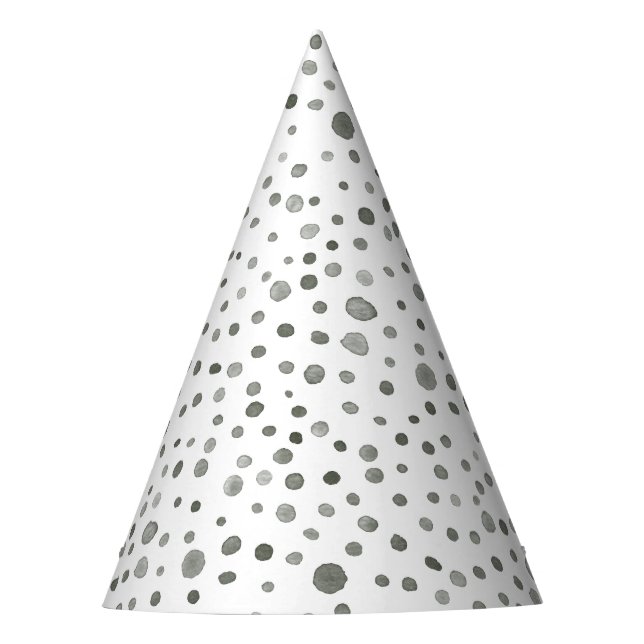 Chapeaux De Fêtes Pine Confetti Aquarelle Points Casquette (Devant)