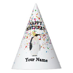 Chapeaux De Fêtes Pingouin - Animaux à la fête d'anniversaire