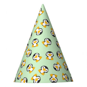 Chapeaux De Fêtes Pingouin fête d'anniversaire Vert
