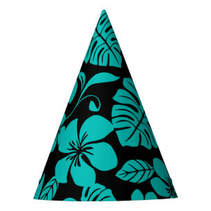 CHAPEAUX DE FÊTES PINK BIKINI (NOIR/TURQUOISE) CASQUETTE DE PARTI