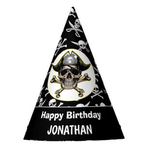 Chapeaux De Fêtes Pirate Cross Bones