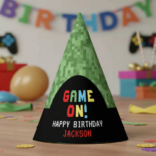 Chapeaux De Fêtes Pixels Jeu d'Arcade Niveau Supérieur Anniversaire 