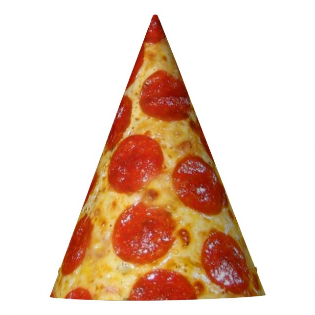 Chapeaux De Fêtes Pizza de pepperoni (Devant)