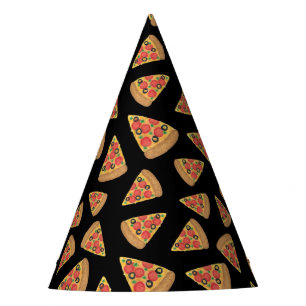 Chapeaux De Fêtes Pizza Party Pepperoni Novelt