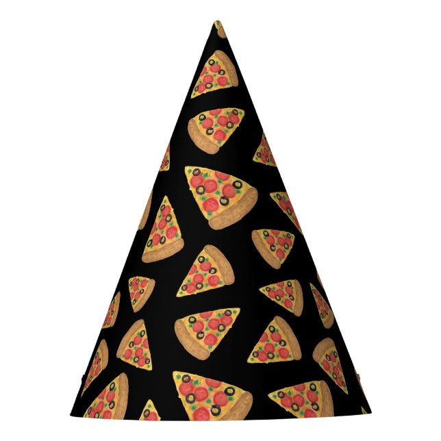 Chapeaux De Fêtes Pizza Party Pepperoni Novelt (Devant)